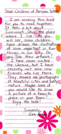 A letter from Ann Lampe (Cincinnati)